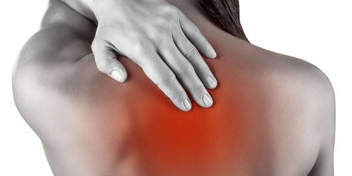 sakit punggung dengan osteochondrosis dada
