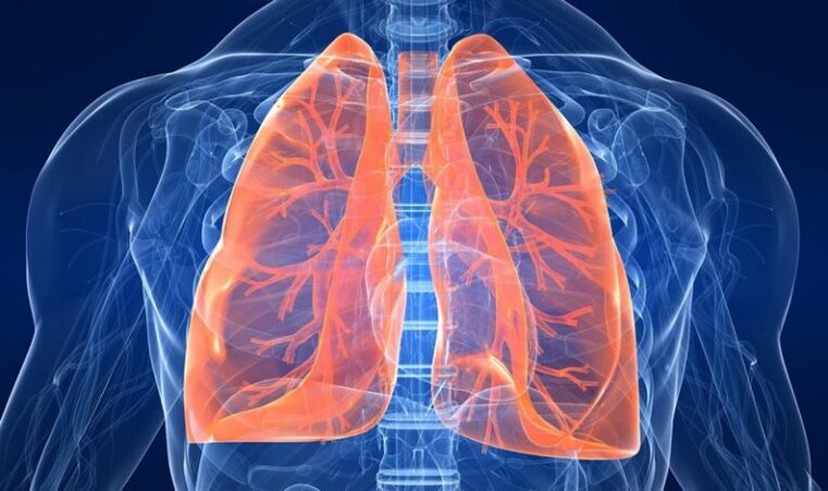 patologi paru-paru sebagai penyebab nyeri di bawah tulang belikat kiri